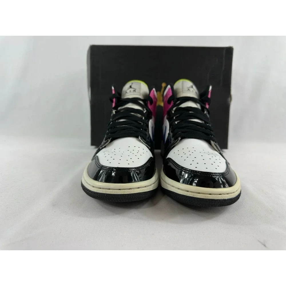 Nike Air Jordan 1 Mid SE 'Cyber Active Fuchsia' CZ9834-100 Men's Size 8.5